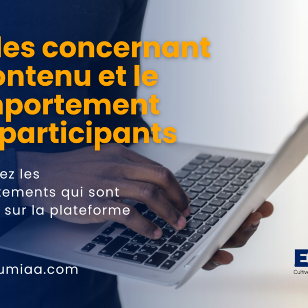 contenu et le comportement des participants